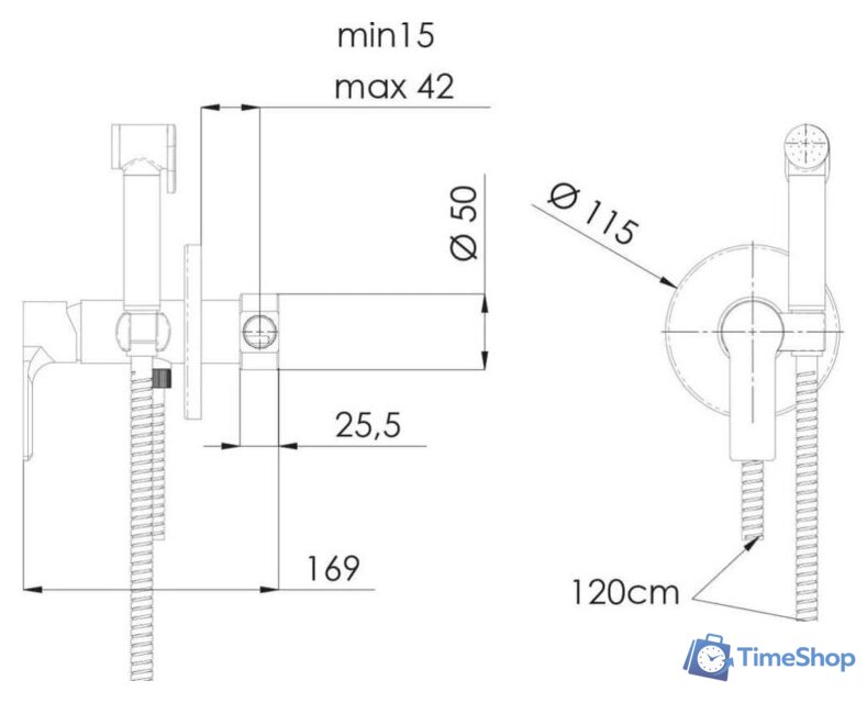 Смеситель Remer EY65W - Изображение №2 — Интернет-магазин Time-Shop