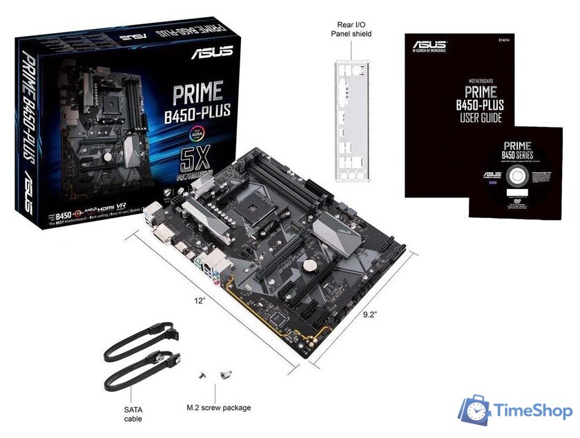 Материнская плата ASUS Prime B450-Plus - Изображение №5 — Интернет-магазин Time-Shop