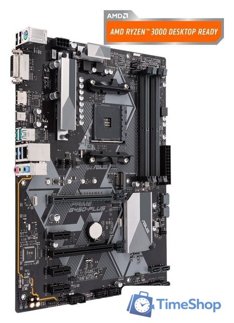 Материнская плата ASUS Prime B450-Plus - Изображение №1 — Интернет-магазин Time-Shop