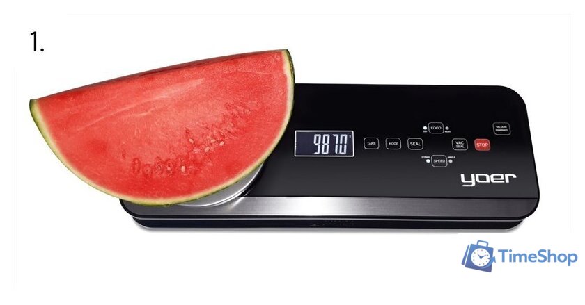 Вакуумный упаковщик Yoer Fresh Food VSS01BK - Изображение №2 — Интернет-магазин Time-Shop