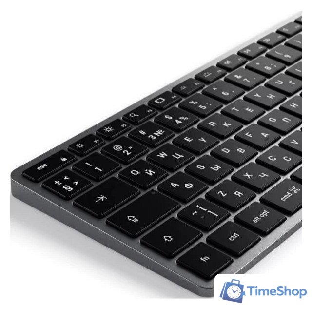 Клавиатура Satechi Slim X2 (серый) - Изображение №3 — Интернет-магазин Time-Shop