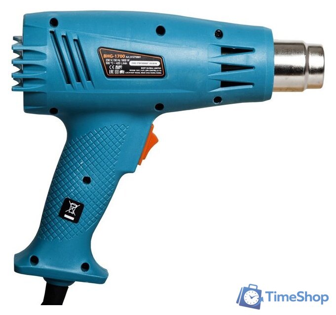 Промышленный фен Bort BHG-1700 - Изображение №3 — Интернет-магазин Time-Shop