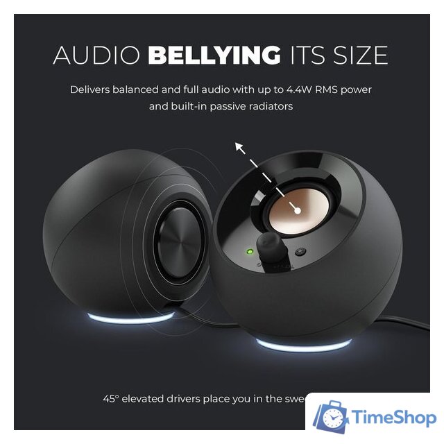 Акустика Creative Pebble SE (белый) - Изображение №5 — Интернет-магазин Time-Shop