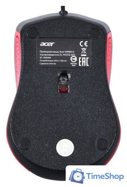 Мышь Acer OMW012 - Изображение №6 — Интернет-магазин Time-Shop