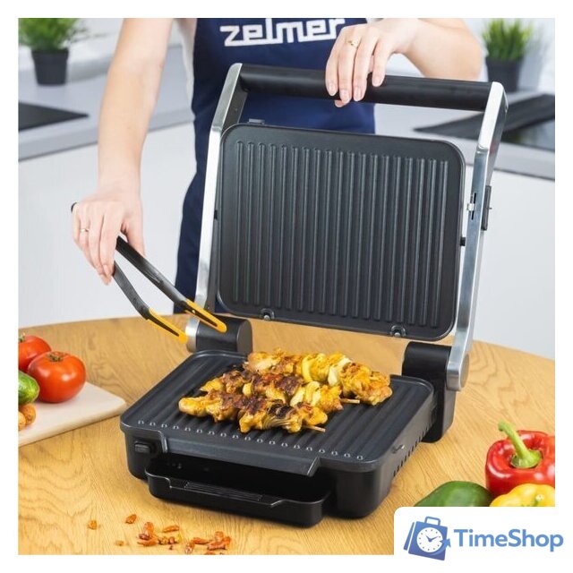 Электрогриль Zelmer ZPR2600 (черный) - Изображение №7 — Интернет-магазин Time-Shop