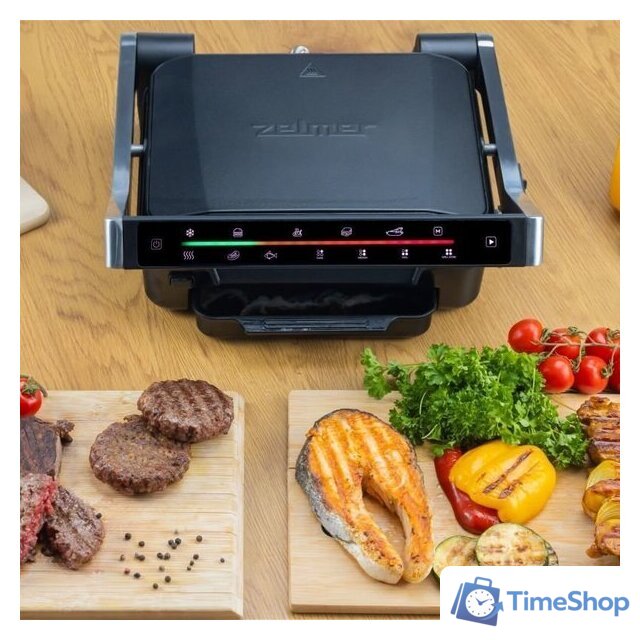 Электрогриль Zelmer ZPR2600 (черный) - Изображение №9 — Интернет-магазин Time-Shop