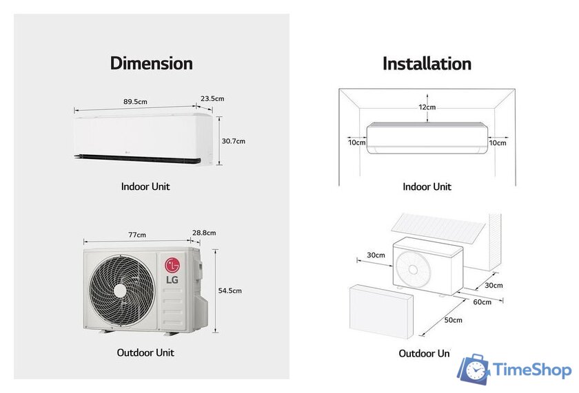 Кондиционер LG Dualcool Deluxe Pro H09S1D - Изображение №13 — Интернет-магазин Time-Shop
