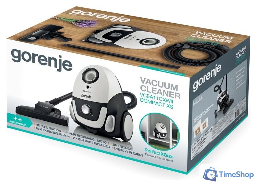 Пылесос Gorenje VCEA11CXWII - Изображение №5 — Интернет-магазин Time-Shop