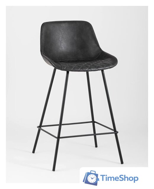 Стул Stool Group Стул полубарный TEXAS экокожа (серый) - Изображение №2 — Интернет-магазин Time-Shop