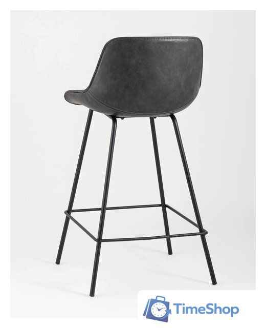 Стул Stool Group Стул полубарный TEXAS экокожа (серый) - Изображение №6 — Интернет-магазин Time-Shop