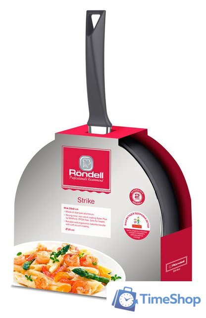 Сковорода ВОК Rondell Strike RDA-1398 - Изображение №7 — Интернет-магазин Time-Shop