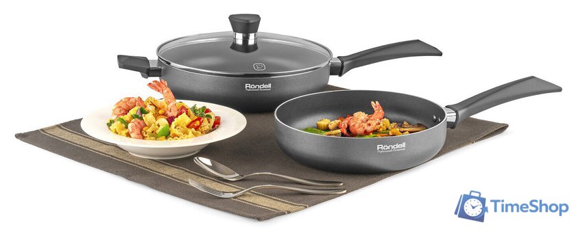 Сковорода ВОК Rondell Strike RDA-1398 - Изображение №8 — Интернет-магазин Time-Shop