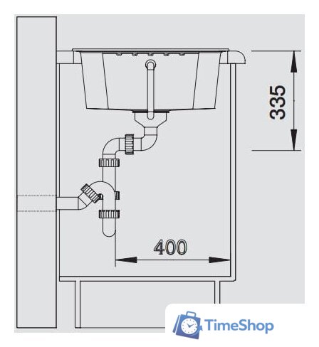 Кухонная мойка Blanco Zia 40 S 526006 (черный) - Изображение №8 — Интернет-магазин Time-Shop