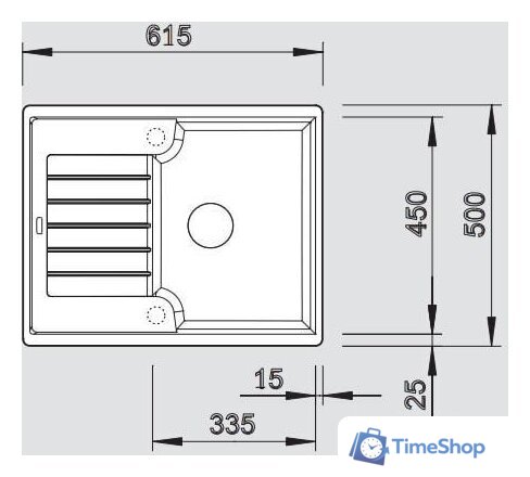 Кухонная мойка Blanco Zia 40 S 526006 (черный) - Изображение №5 — Интернет-магазин Time-Shop