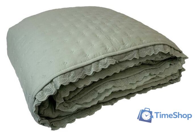 Набор текстиля для спальни Sarev Bazaar Loni Евро Y 974 /v3/Yesil - Изображение №1 — Интернет-магазин Time-Shop