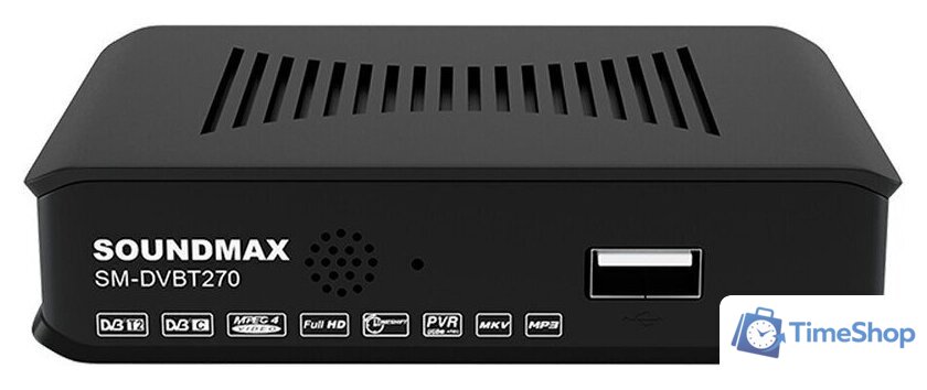 Приемник цифрового ТВ Soundmax SM-DVBT270 - Изображение №10 — Интернет-магазин Time-Shop