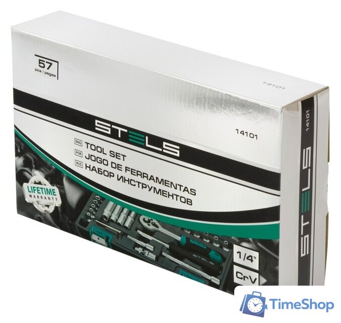 Универсальный набор инструментов Stels 14101 (57 предметов) - Изображение №3 — Интернет-магазин Time-Shop