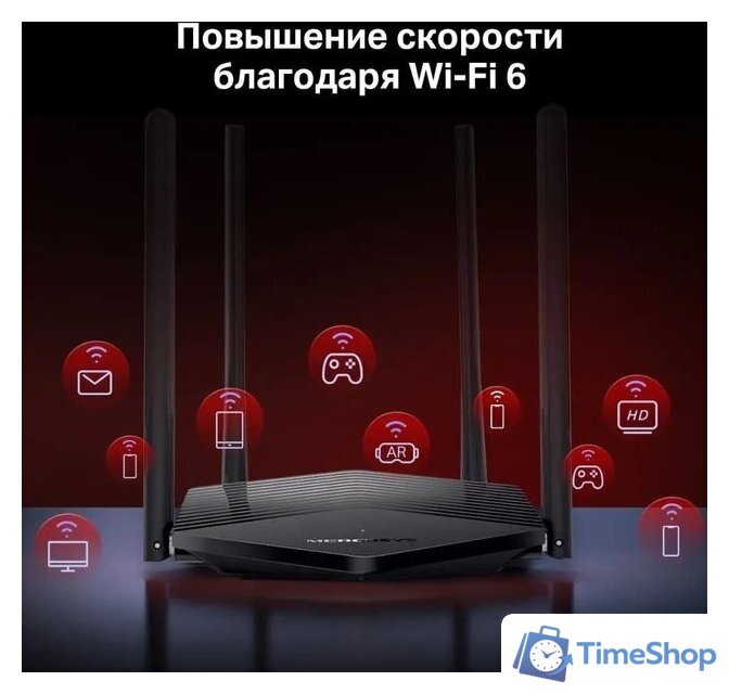 Wi-Fi роутер Mercusys MR60X V2 - Изображение №5 — Интернет-магазин Time-Shop