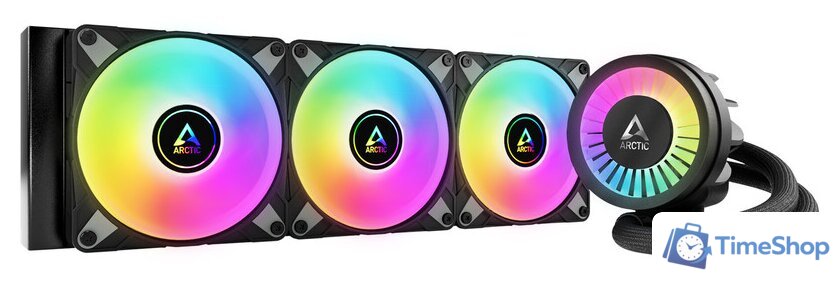 Система жидкостного охлаждения для процессора Arctic Liquid Freezer III 360 A-RGB Black ACFRE00144A - Изображение №1 — Интернет-магазин Time-Shop