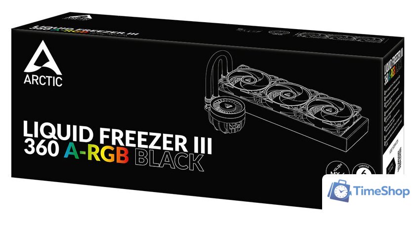 Система жидкостного охлаждения для процессора Arctic Liquid Freezer III 360 A-RGB Black ACFRE00144A - Изображение №12 — Интернет-магазин Time-Shop