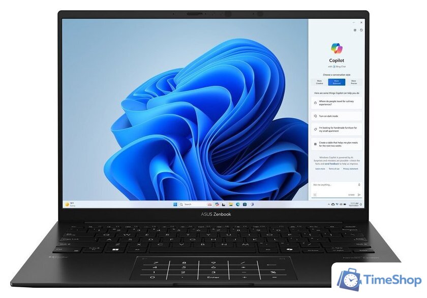 Ноутбук ASUS Zenbook 14 OLED UM3406GA-QD134 - Изображение №1 — Интернет-магазин Time-Shop