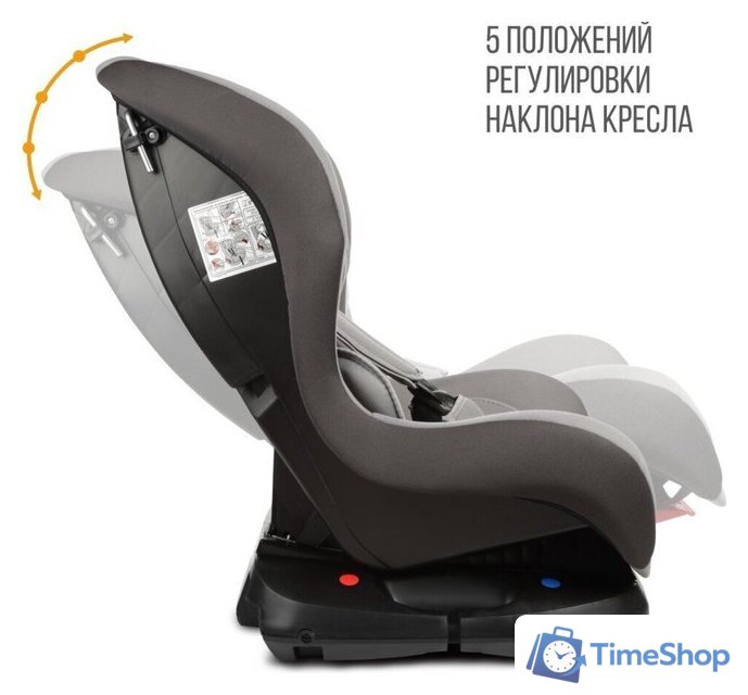 Детское автокресло Zlatek Галеон Lux KRES4009 (светло-серый) - Изображение №4 — Интернет-магазин Time-Shop