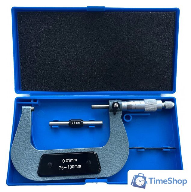 Микрометр Shanghai Instrument МК-100 (75-100мм) - Изображение №2 — Интернет-магазин Time-Shop