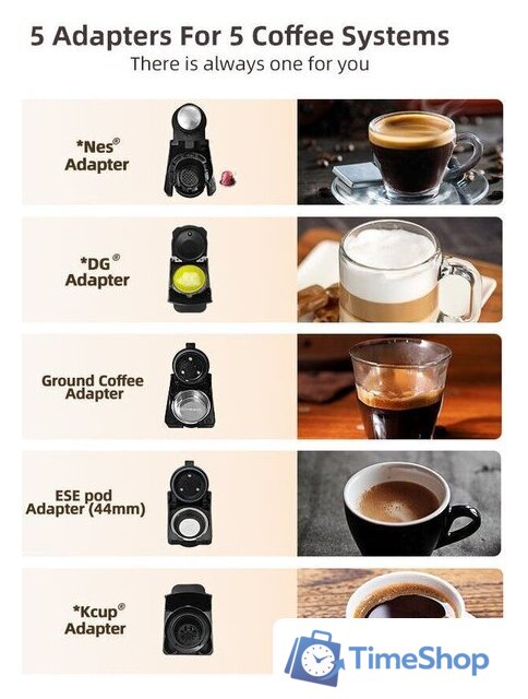 Капсульная кофеварка Hibrew H2B (белый) - Изображение №3 — Интернет-магазин Time-Shop