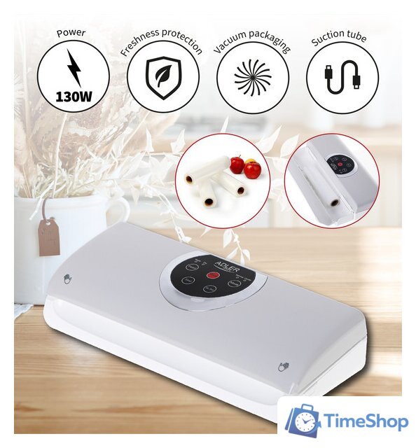 Вакуумный упаковщик Adler AD 4503 - Изображение №3 — Интернет-магазин Time-Shop