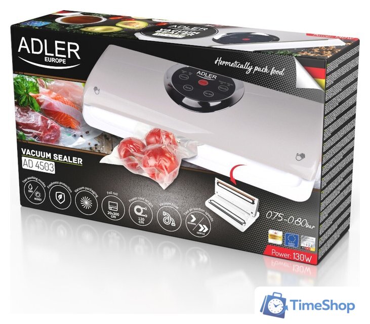 Вакуумный упаковщик Adler AD 4503 - Изображение №15 — Интернет-магазин Time-Shop