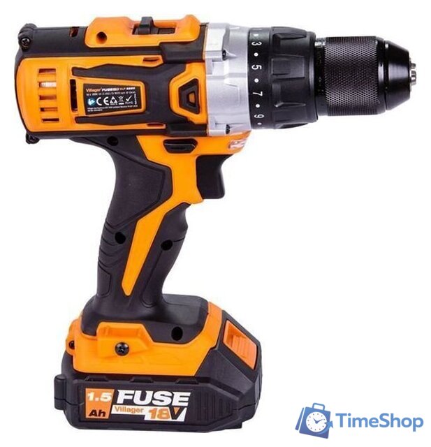 Дрель-шуруповерт Villager Fuse VLP 5220 058187 (без АКБ) - Изображение №2 — Интернет-магазин Time-Shop