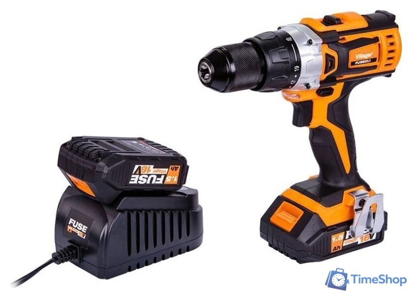 Дрель-шуруповерт Villager Fuse VLP 5220 058187 (без АКБ) - Изображение №4 — Интернет-магазин Time-Shop