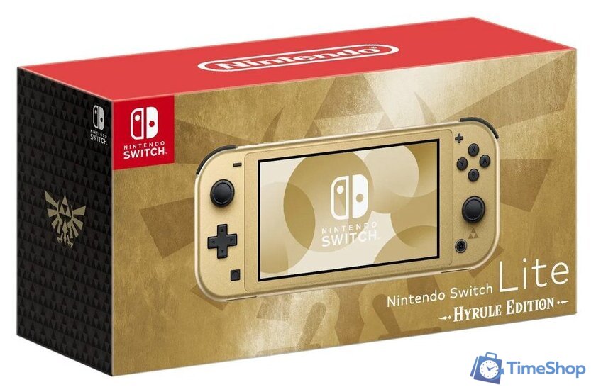Игровая приставка Nintendo Switch Lite Hyrule Edition - Изображение №1 — Интернет-магазин Time-Shop