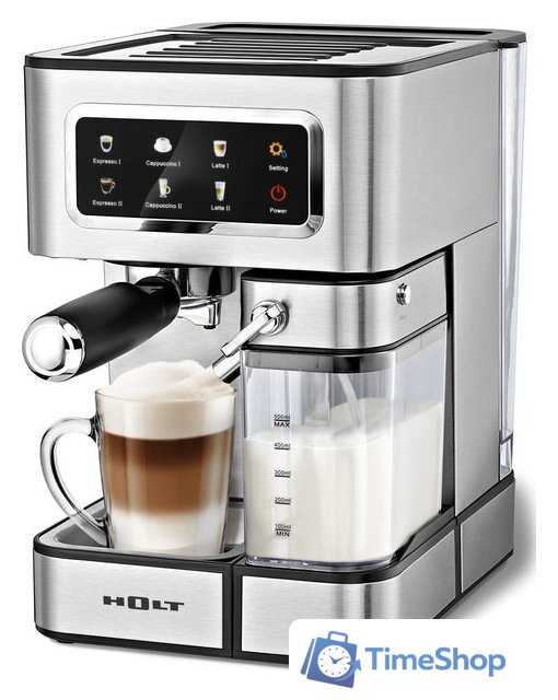 Рожковая кофеварка Holt HT-CM-011 - Изображение №1 — Интернет-магазин Time-Shop