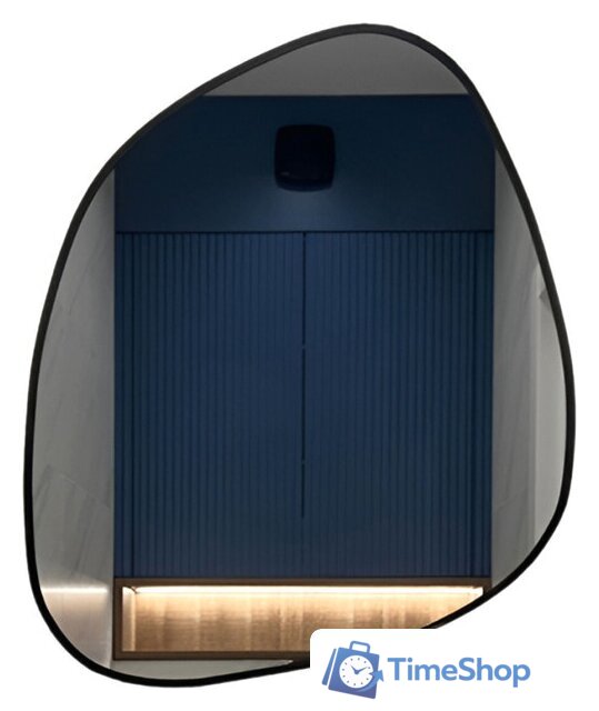 Зеркало EMZE 72x90 LED.UV.NF.72.90.CHE.SW.4K (черный УФ-окантовкой и подсветкой) - Изображение №1 — Интернет-магазин Time-Shop