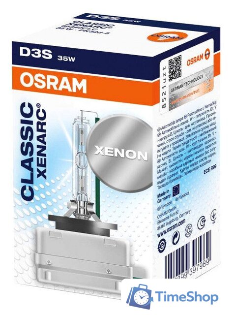 Ксеноновая лампа Osram D3S Xenarc Classic 1шт [66340CLC] - Изображение №1 — Интернет-магазин Time-Shop