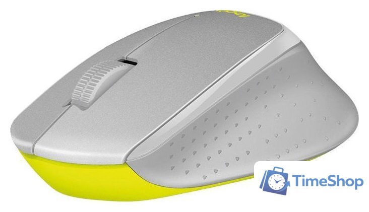 Мышь Logitech M330 Silent Plus (серый/желтый) - Изображение №4 — Интернет-магазин Time-Shop