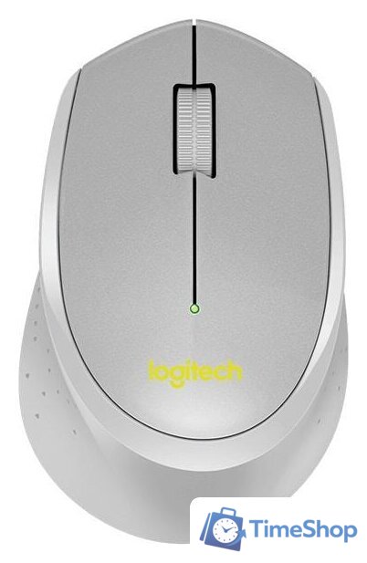 Мышь Logitech M330 Silent Plus (серый/желтый) - Изображение №1 — Интернет-магазин Time-Shop