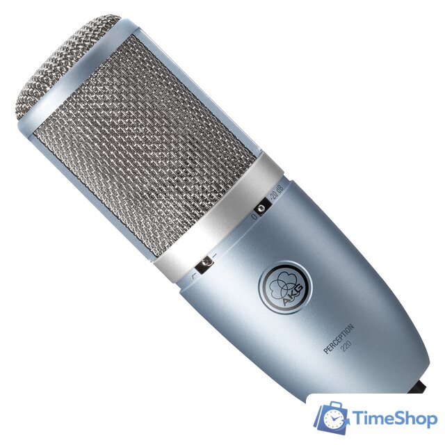 Проводной микрофон AKG P220 (серебристый) - Изображение №3 — Интернет-магазин Time-Shop