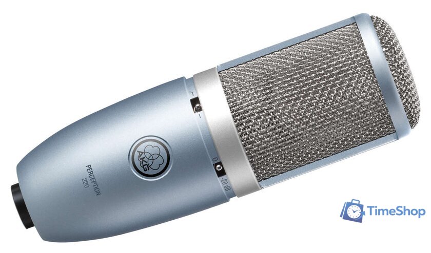 Проводной микрофон AKG P220 (серебристый) - Изображение №2 — Интернет-магазин Time-Shop