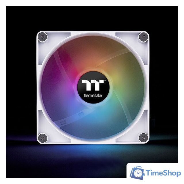 Комплект вентиляторов для корпуса Thermaltake CT140 ARGB White 2-Fan Pack CL-F154-PL14SW-A - Изображение №2 — Интернет-магазин Time-Shop