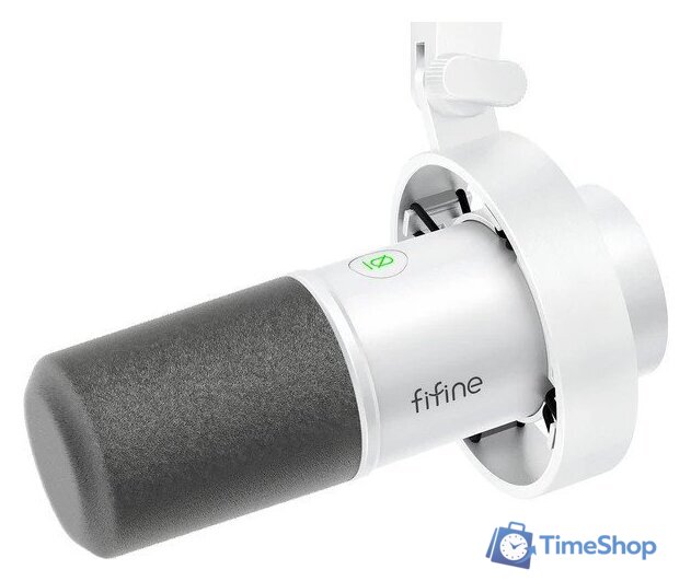 Проводной микрофон FIFINE K688 (белый) - Изображение №1 — Интернет-магазин Time-Shop