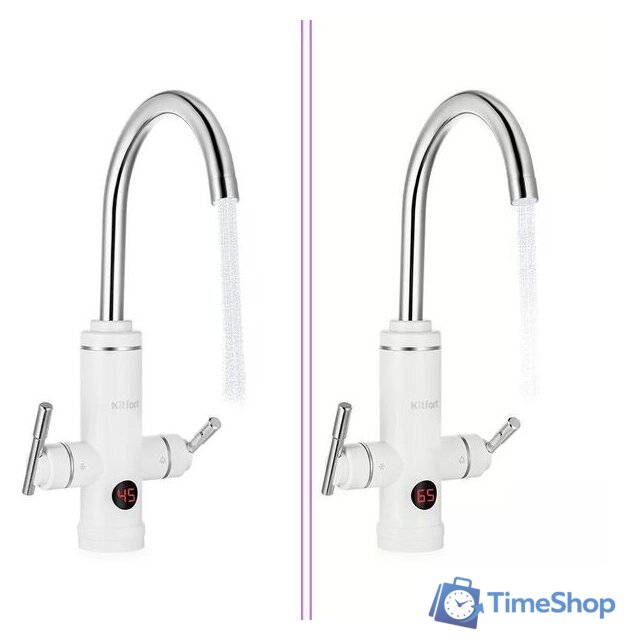 Проточный электрический водонагреватель-кран Kitfort KT-4031 - Изображение №4 — Интернет-магазин Time-Shop