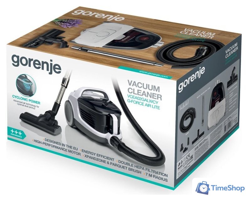 Пылесос Gorenje VCEA02GALWCY - Изображение №6 — Интернет-магазин Time-Shop