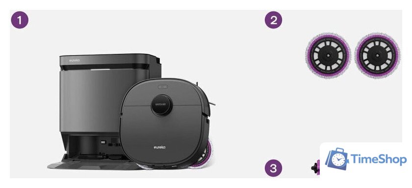 Робот-пылесос Eureka J15 Pro Ultra (черный) - Изображение №6 — Интернет-магазин Time-Shop