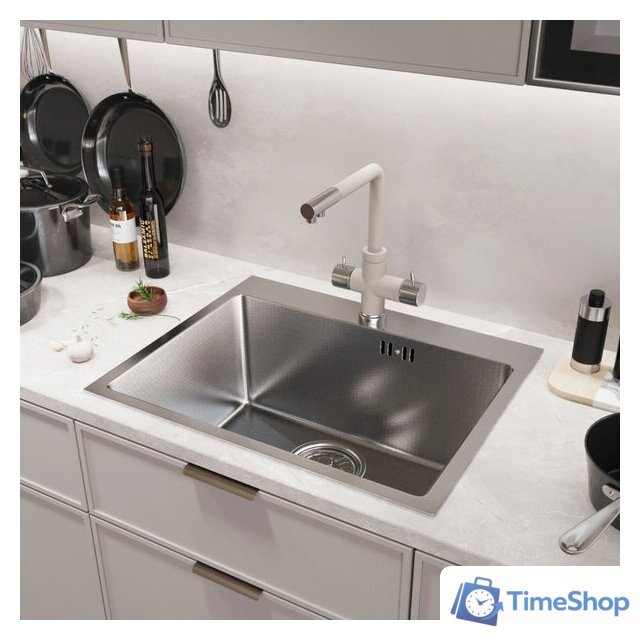 Кухонная мойка Mixline Pro 552934 (сатин, с сифоном) - Изображение №6 — Интернет-магазин Time-Shop