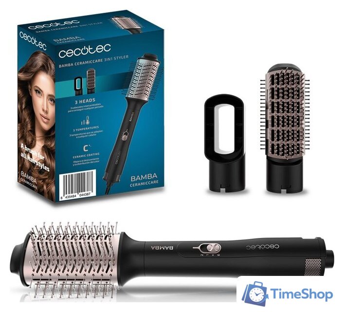 Фен-щетка Cecotec CeramicCare 3W1 Styler 04438 - Изображение №1 — Интернет-магазин Time-Shop