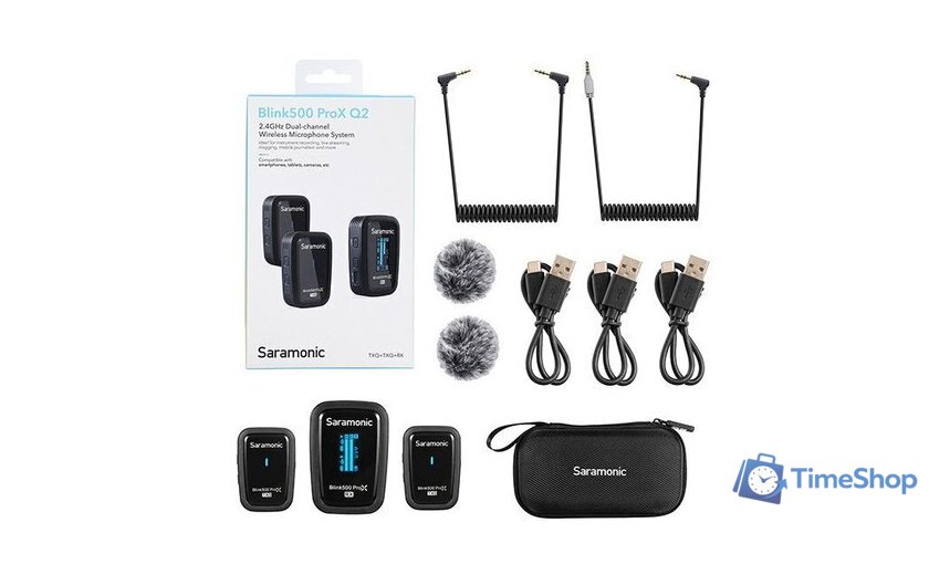 Радиосистема Saramonic Blink 500 Pro X Q2 - Изображение №3 — Интернет-магазин Time-Shop