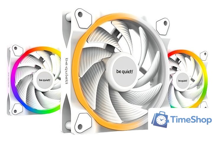 Комплект вентиляторов для корпуса с контроллером be quiet! Light Wings White 120mm PWM High-Speed Triple-Pack BL101 - Изображение №1 — Интернет-магазин Time-Shop