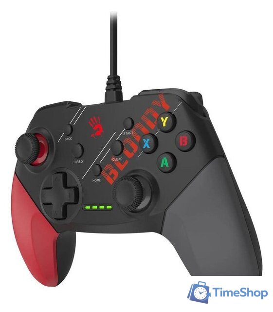 Геймпад A4Tech Bloody GP30 (черный/красный) - Изображение №8 — Интернет-магазин Time-Shop